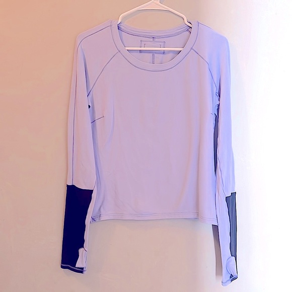Lululemon Run First Base Long Sleeve, size 8 rare! Lilac polar haze - Picture 1 of 5